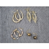 Image 1 : Four Pairs of Assorted Sterling Silver Earrings ~ Weighing 14.7 Grams Total
