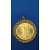 Image 1 : 1924 $20 St. Gaudens Double Eagle Gold Coin Set In 14K Gold Bezel - Total Weight: 45.7g