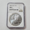 Image 1 : NGC Graded MS69 2009 American Silver Eagle 1 oz .999 Fine Silver 