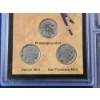 Image 2 : Lot of United States Nickel Collections in Display Slabs: 9 Coins