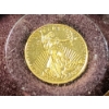 Image 2 : 24KT Solid Gold MINIATURE of the United States $20 Gold Saint-Gauden's Coin from Columbia Mint
