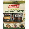 Image 3 : Coleman Picnic Tote & Comb'nCut Hair Trimmer - 16 pc Picnic Tote with Silverware (red handle)