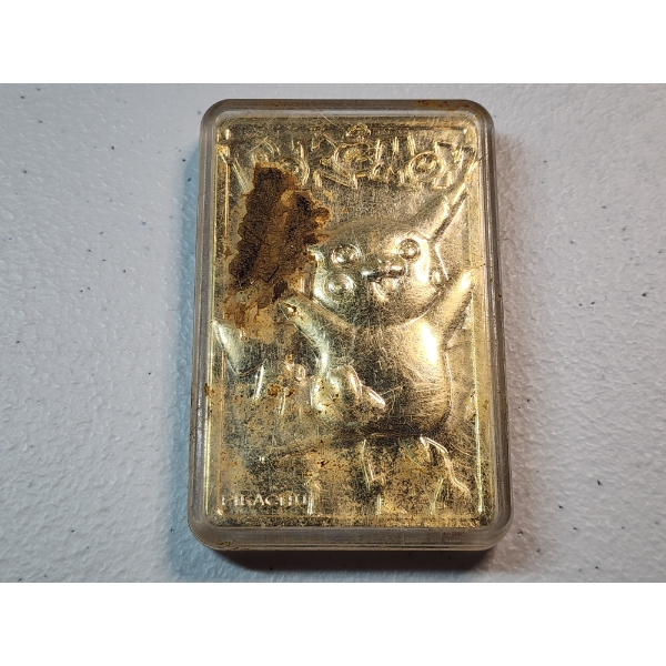 Limited Edition 1999 Burger King Pikachu 23K Gold-Plated Pokemon Card