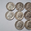 Image 2 : Lot of Assorted Years United States 90% Silver Roosevelt Dimes - Face Value: $1.30