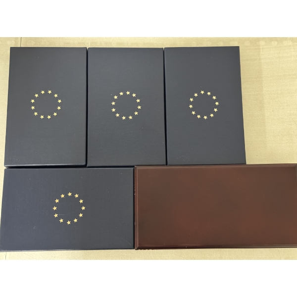 5 Coin Holders 1 Is 10 " x 5" & 4 Are 8" x 5" - Great Condition