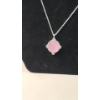 Image 7 : Pink Stone Wristwatch, Bracelets, Layered Necklace & Pink/White Stone Necklace
