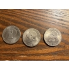 Image 2 : 1976 Eisenhower Silver Dollars - FV $20.00 