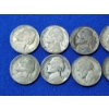 Image 2 : x10 Assorted Years Jefferson Wartime Nickels FV: $0.50