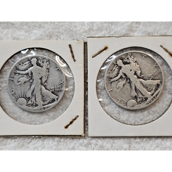 90% Silver United States Half-Dollar Assortment (Walking Liberty) - AFV: $1.00