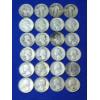 Image 1 : x24 Assorted Years 90% Silver Quarters Including Standing Liberty and Washington FV: $6.00