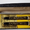 Image 6 : Incredible Arpege Chanel No. 5 Perfumed 14KT Gold Exclusive Filigree Design Pen in Original Case