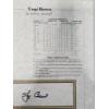 Image 2 : Yogi Berra Authentic Autographed Stat Sheet