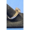 Image 3 : 18K Gold/Sterling Silver Ring With Large Brown Stone - See Photo For Sizing - Weight: 8.5g