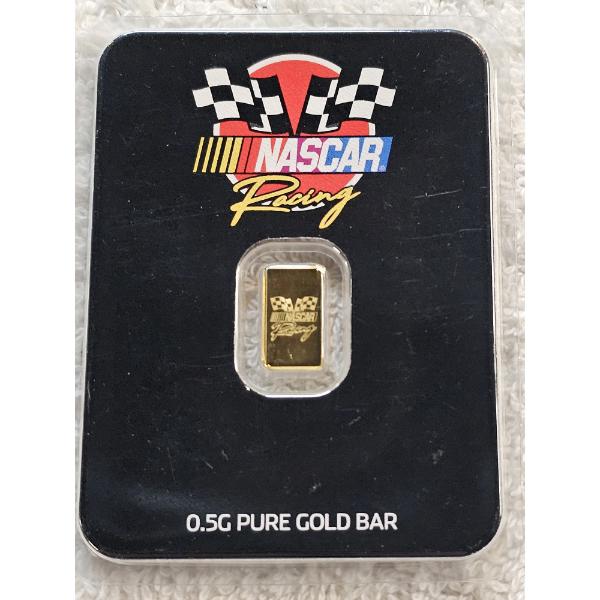 0.5-gram NASCAR Racing .9999 Gold Bar!!!