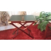Image 1 : Japanese Themed Folding Extending Table - See Pics 28" Tall - 30 x 18 to 60 x 18  Mint