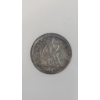 Image 2 : ANACS AU 55 1853 Seated Liberty 90% Silver Half Dime With Arrows In Vintage Soapbox Slab