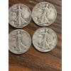 Image 4 : 90% Silver - Walking Liberty Half Dollars - FV $4.00 - 1942, 1943 (3), 1944, 1945 (3) 