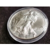 Image 2 : 1 Oz .999 Fine Silver 2018 American Eagle Round in Capsule Protector
