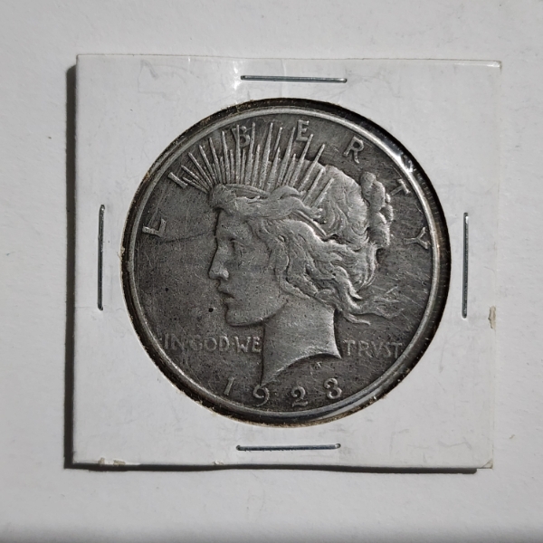 90% Silver United States 1923-S Peace Dollar ~ Silver Dollar Minted in San Francisco