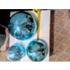 Image 2 : New 18" Porcelain Doll, New Battery Powered Lighted Blue Glass Balls