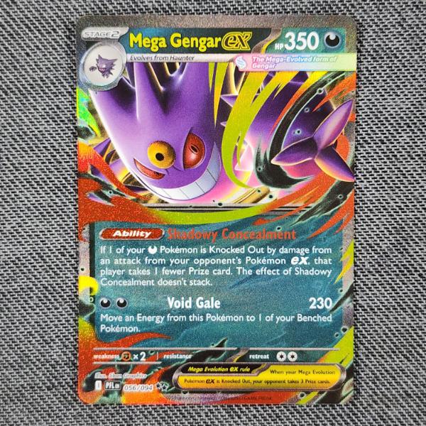 Mega Gengar EX 056/094 Holo Rare Pokemon Trading Card 