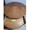 Image 4 : Pick Up Off Site- 115 Ely St. Alliance Oh. Vintage Wood Drum Table 