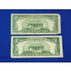 Image 4 : (2) 1953 United States Blue Seal $5 Silver Certificates