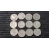 Image 2 : Assorted Years 90% Silver Standing Liberty, Barber & Washington Head Quarters - FV $3
