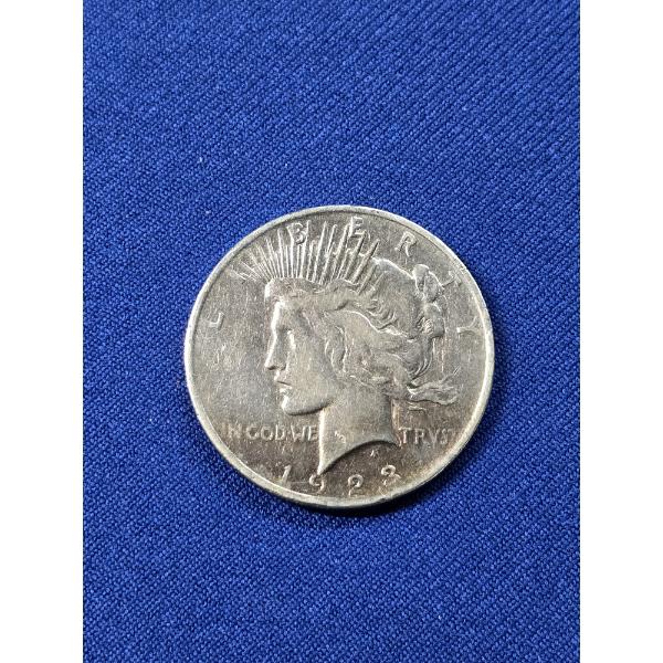 1923 Silver Peace Dollar - Some Toning