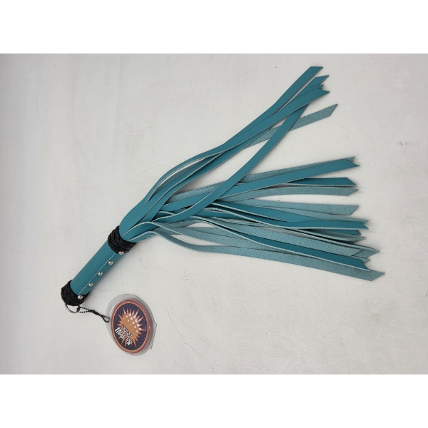 Brand New Ka Pow Turquoise Leather Whip