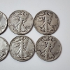 Image 4 : 10 Assorted Years United States 90% Silver Walking Liberty Half Dollars - Face Value: $5.00