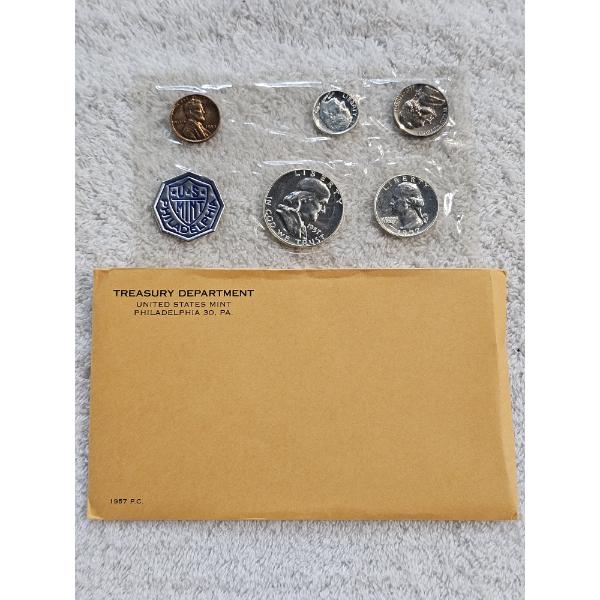 1957 United States Mint Proof Set in its Original Packaging - AFV $.91