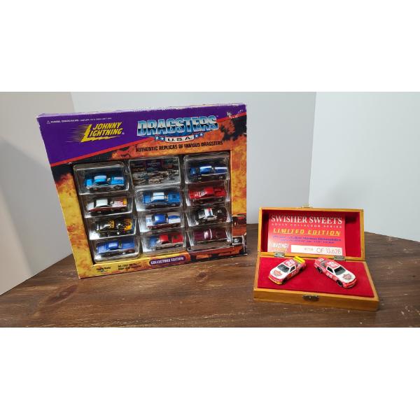 '89 Swisher Sweets Rookie Of The Year Display Replicas & Johnny Lightning Dragster Diecast Replicas