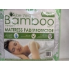 Image 2 : Aloe Vera Bamboo Fitted Mattress Pad/Protector-King size