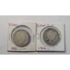 Image 1 : United States 1893 & 1906-O Barber 90% Silver Half Dollars - Face Value: $1.00
