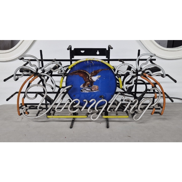 NEON BEER / BAR SIGN - 30 X 15 iNCH YUENGLING BEER WALL MOUNT SIGN - NEEDS TRANSFORMER