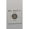 Image 1 : United States 1837 Capped Bust 89.2% Silver Dime - Mintage Of 359,500