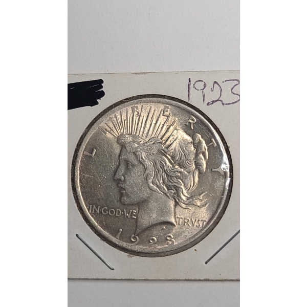 United States 1923 90% Silver Peace Dollar