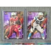 Image 2 : 5 Assorted 2024 Topps Football Trading Cards NUMBERED /250 