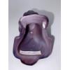 Image 6 : Adorable Degenhart Vintage Glass Dog Figurine -Orchid