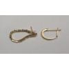 Image 1 : (2) Single 14K Yellow Gold Earrings - Total Weight: 3.1g