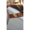 Image 7 : 10K Yellow Gold Ring With Red Stone - Size 10 - Weight: 4.1g