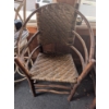 Image 4 : Charming Wicker Set Featuring Two 23"x3ft Chairs & 44"x3ft Loveseat