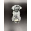 Image 7 : Degenhart Dogs - Clear - Adorable Uranium Glass Dog Figurine - ~2.5 inches 