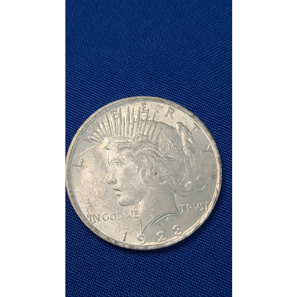1923 90% Silver Peace Dollar