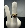 Image 4 : Stunning 14k Gold Ring with Three Stones, Total Weight 4.8g