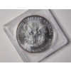 Image 4 : Excellent 2002 United States One Troy Oz American Eagle .999 Fine Silver Round in Protective Case