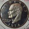 Image 2 : 1974-S Eisenhower Dollar Proof 