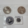 Image 5 : Apollo Moon Landing Token, (2) Moon Landing $5 Coins, & Isle of Man 5 Pence 
