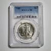 Image 1 : PCGS AU58 Graded United States 90% Silver 1945 Walking Liberty Half Dollar 